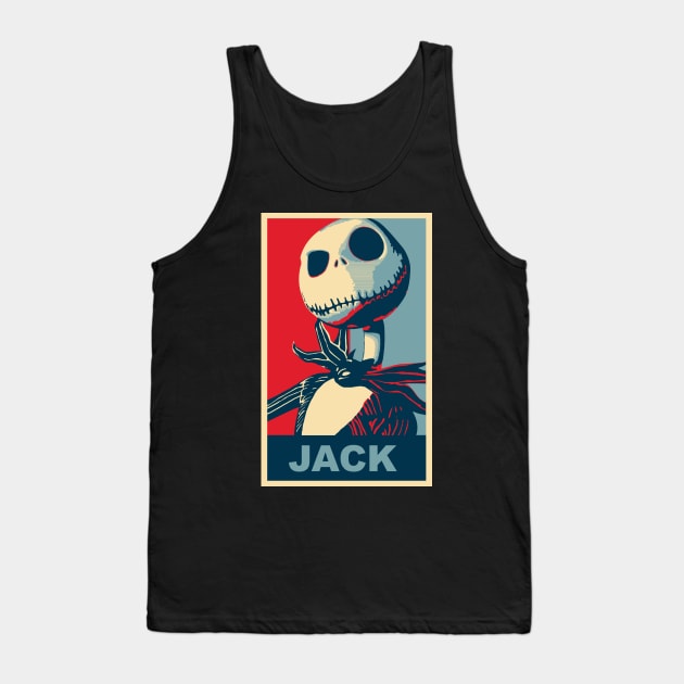 Jack Skellington propaganda Tank Top by Visionarts